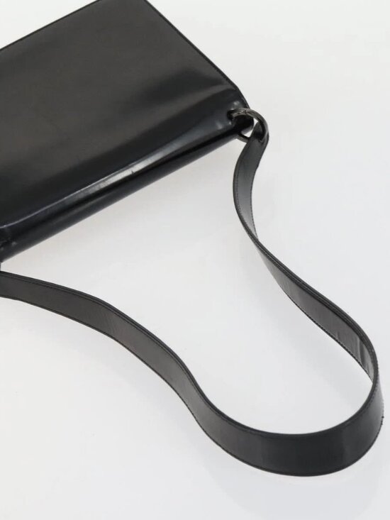 Salvatore Ferragamo Shoulder Bag Nylon Leather 3 Set Black Beige Auth bs31740 - Picture 9 of 16